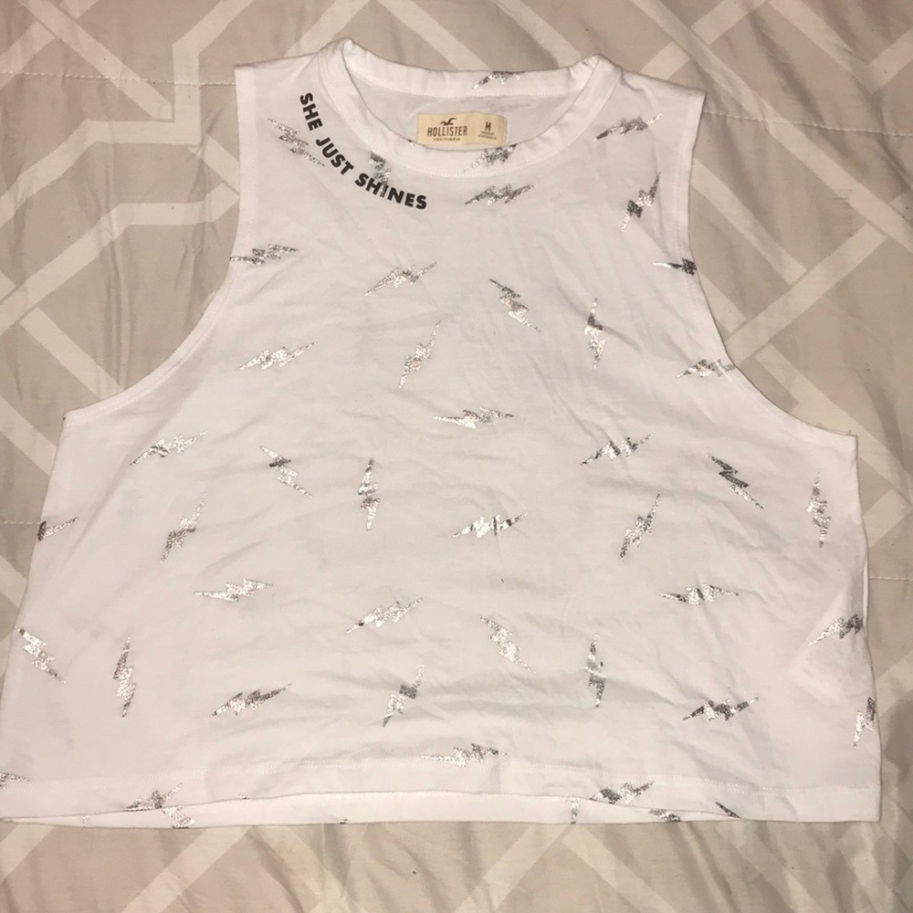 White crop top